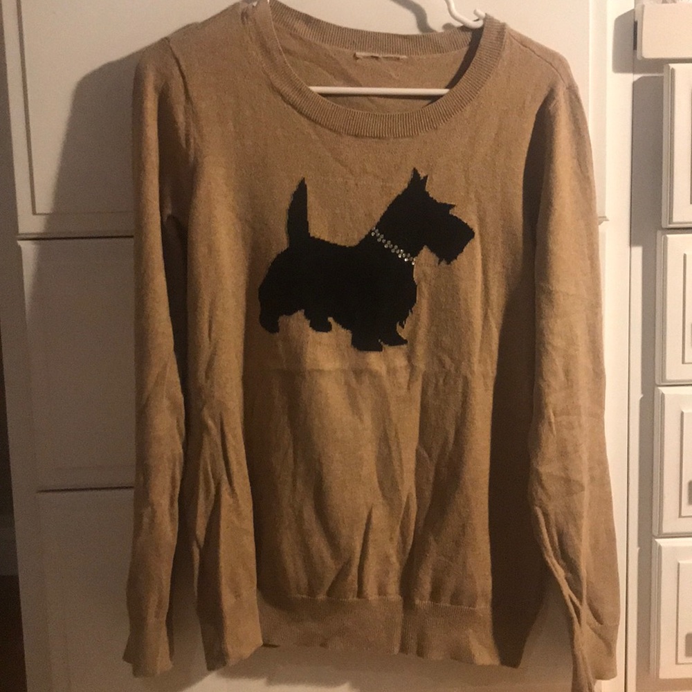 Preppy Dog crewneck sweater